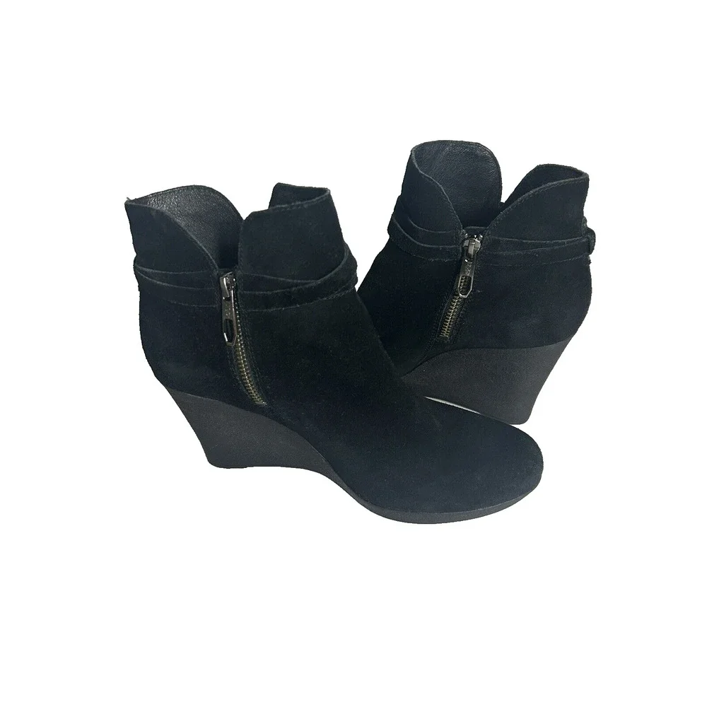 Ugg Alexandria Wedge Boot Women's Ankle Bootie Size 9.5 Lined - Picture 5 of 11
